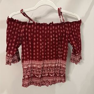 Rue 21 XS off the shoulder top